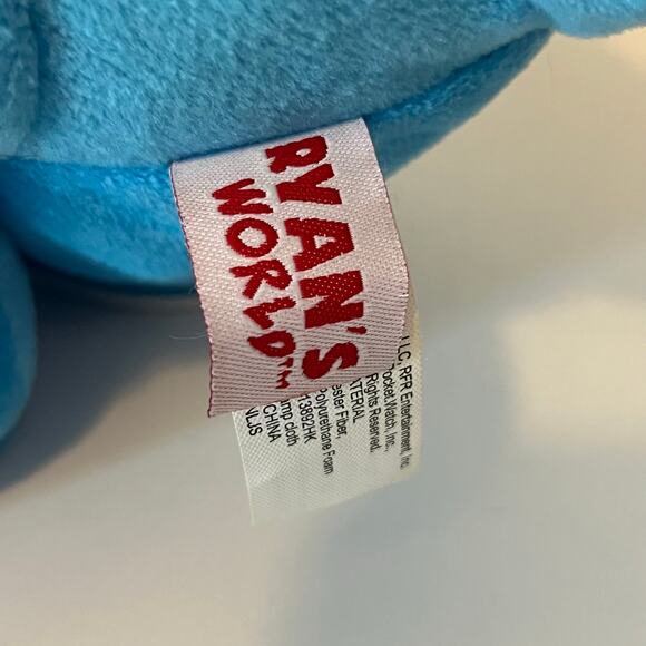 Ryan's World Roaring Dinosaurs Plush Figures T-Rex Triceratops 2018 ToyWiz - Picture 10 of 11